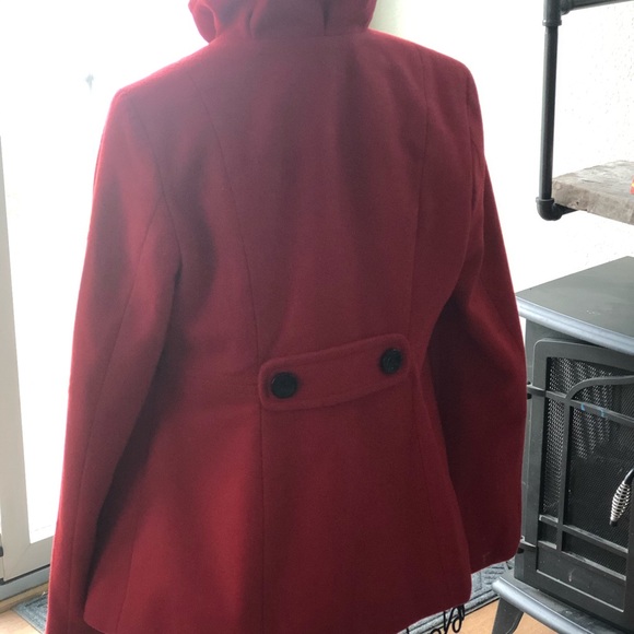 Ruffled Collar P-Coat - Picture 6 of 7